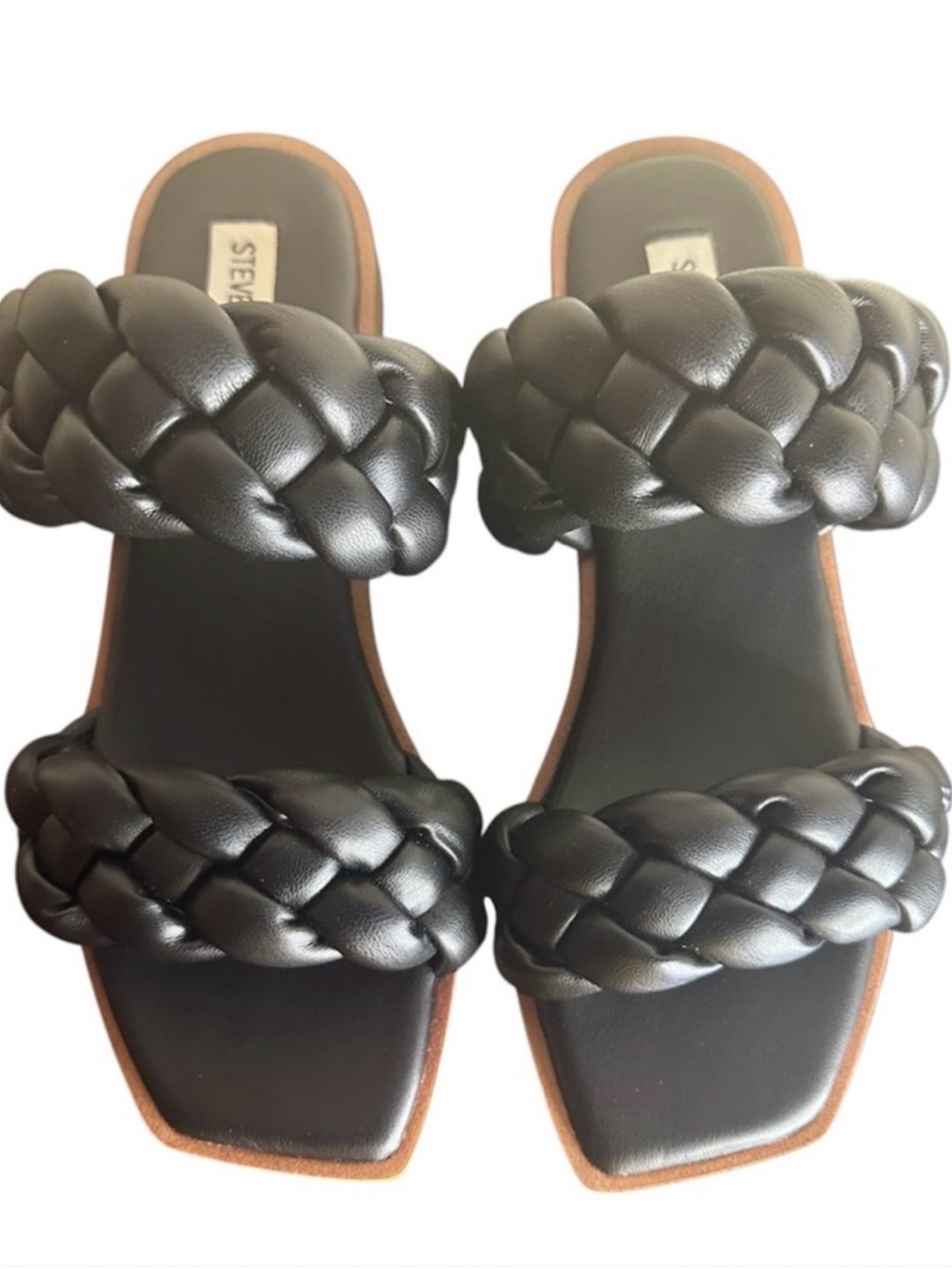 Steve Madden SPAIN Braided Double-Strap Sandals